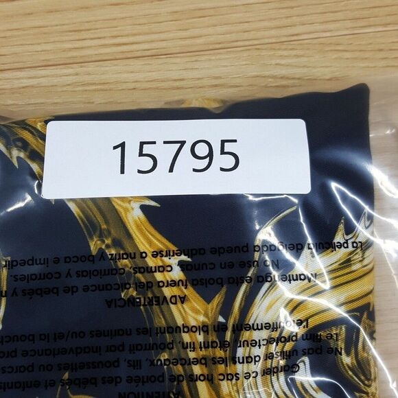 VERSACE COUTURE Shirt Mens Size 48 Black Gold Button Garland Baroque Logo $425 - Picture 10 of 10